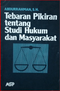 Image of Tebaran Pikiran Tentang Studi Hukum Dan Masyarakat
