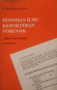 Image of Pedoman Ilmu Kedokteran Forensik