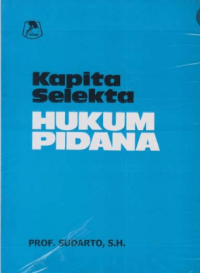Image of Kapita Selekta Hukum Pidana